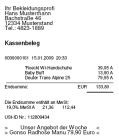 Kassen Software, Bon 2