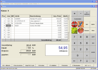 Kassen Software, Kasse