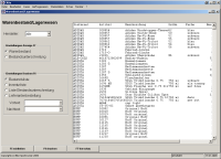 Kassensoftware, Warenbestand